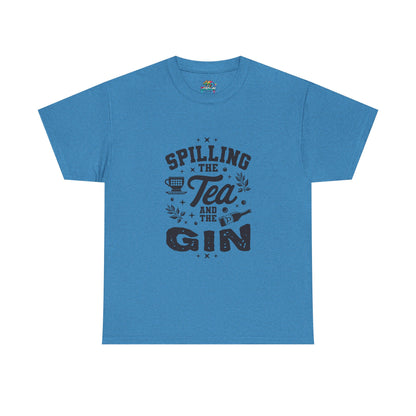 Unisex Heavy Cotton Tee (Spill Tea & Gin)