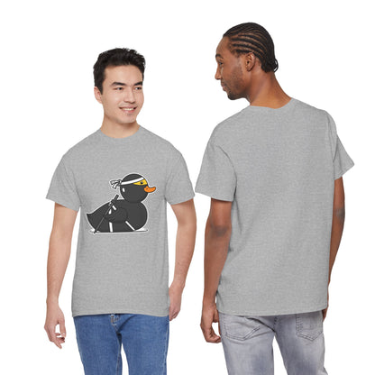 Unisex Heavy Cotton Tee (Ninja Duck)