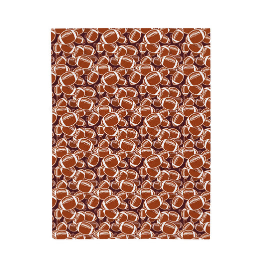 Velveteen Plush Blanket (Football)