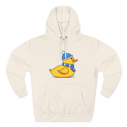 Three-Panel Fleece Hoodie (Chilly Duck)