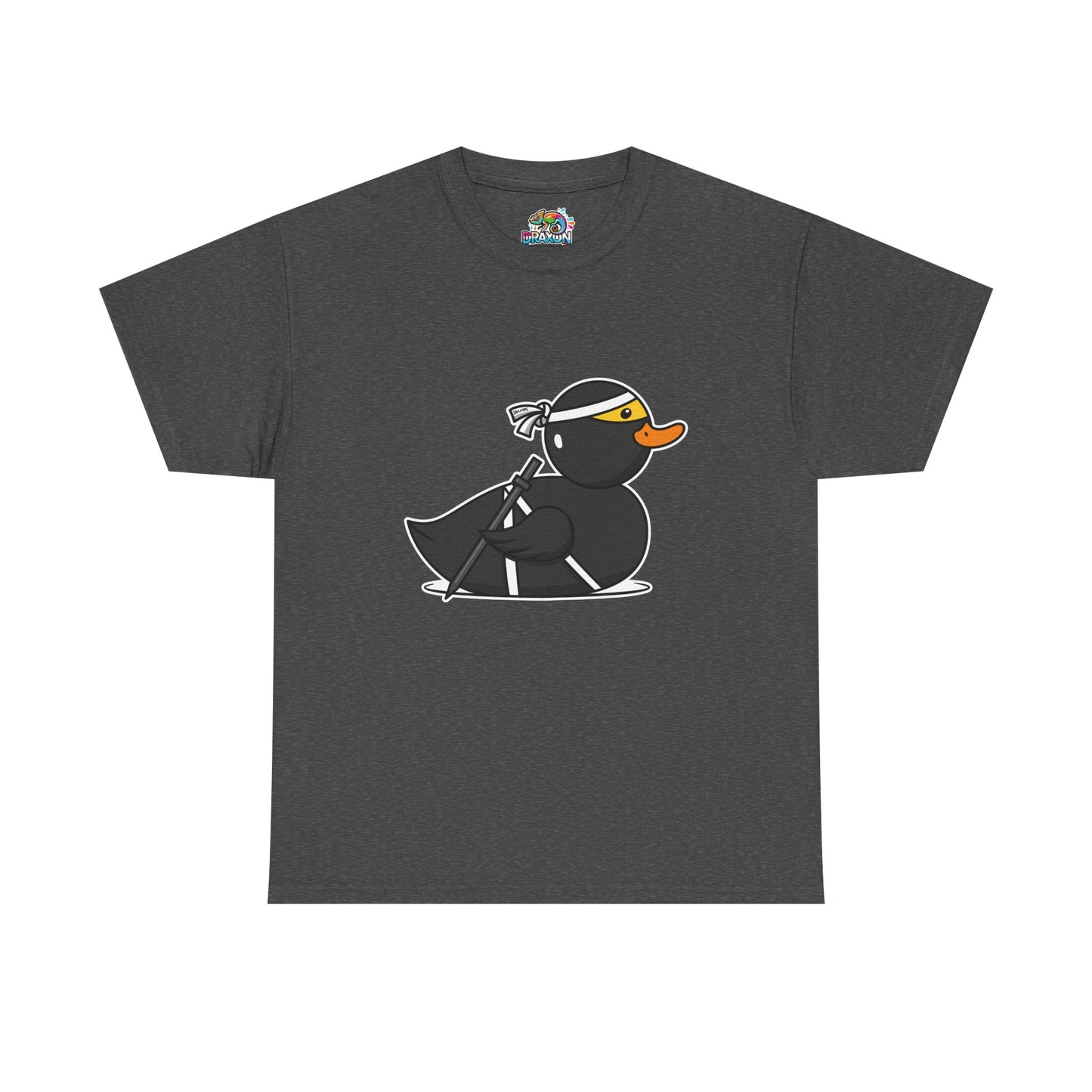 Unisex Heavy Cotton Tee (Ninja Duck)