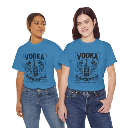 Unisex Heavy Cotton Tee (Vodka - Worth a Shot)