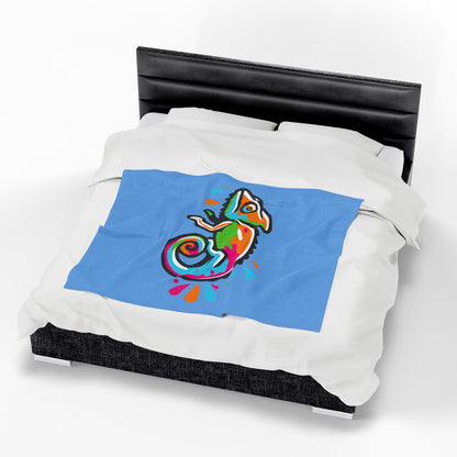 Velveteen Plush Blanket (DC Logo)