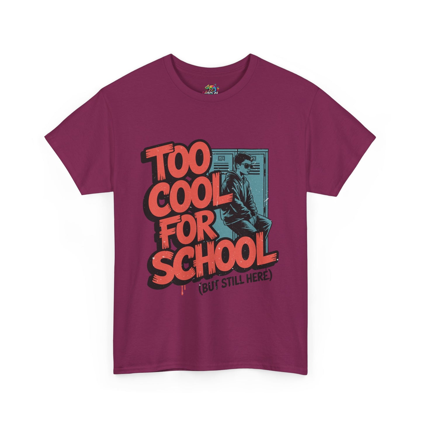 Unisex Heavy Cotton Tee (Too Cool For School)