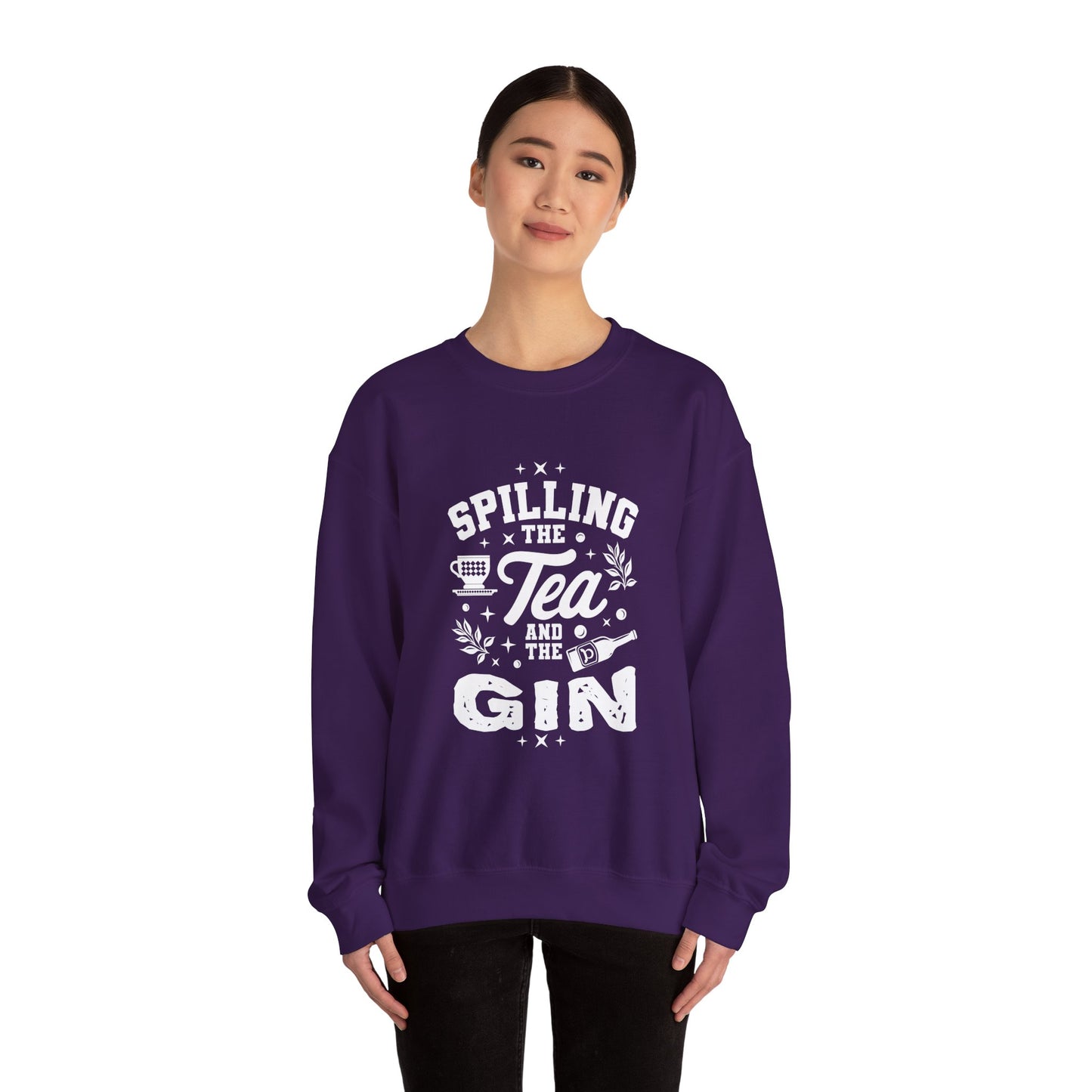 Unisex Heavy Blend™ Crewneck Sweatshirt (Spill Tea & Gin)