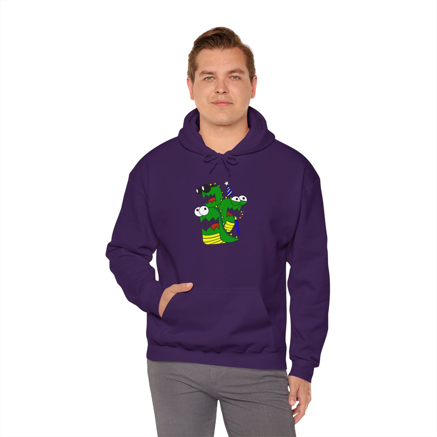 Unisex Heavy Blend™ Hooded Sweatshirt (Larry the Snake thing)