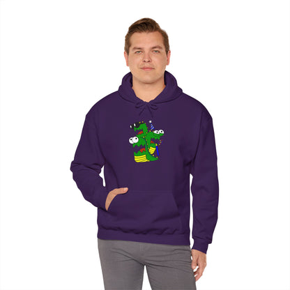 Unisex Heavy Blend™ Hooded Sweatshirt (Larry the Snake thing)