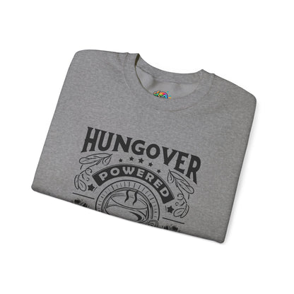 Unisex Heavy Blend™ Crewneck Sweatshirt (Hungover - Powered by Coffee)