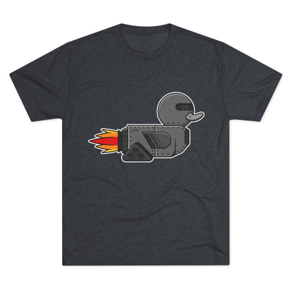 Unisex Tri-Blend Crew Tee (Robot Duck)
