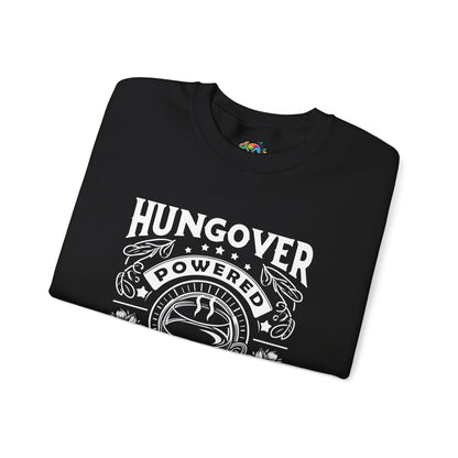 Unisex Heavy Blend™ Crewneck Sweatshirt (Hungover - Powered by Coffee)