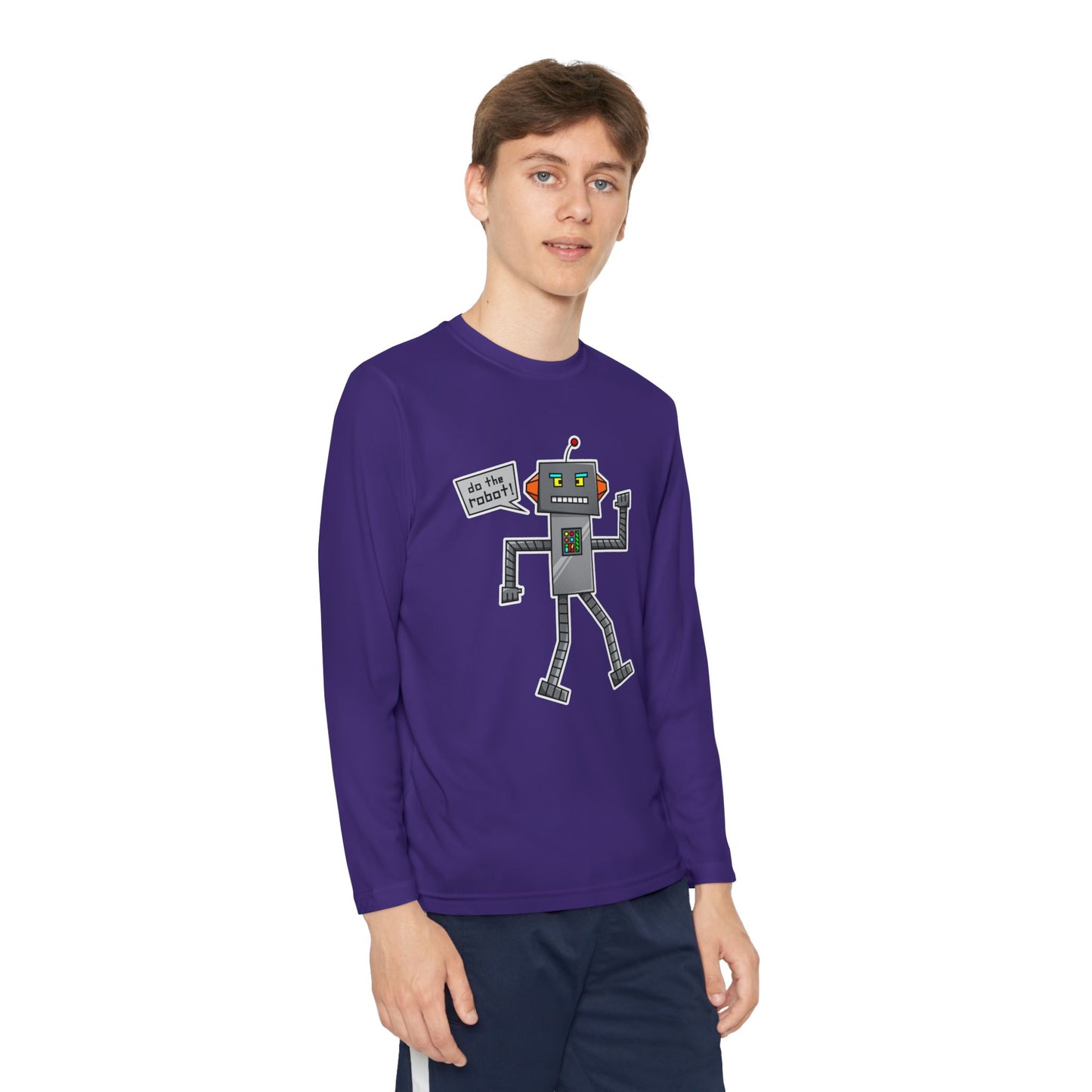 Youth Long Sleeve Competitor Tee (Do the Robot)