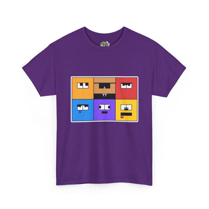 Unisex Heavy Cotton Tee (Emotion Blocks)