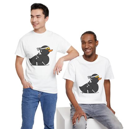 Unisex Heavy Cotton Tee (Ninja Duck)