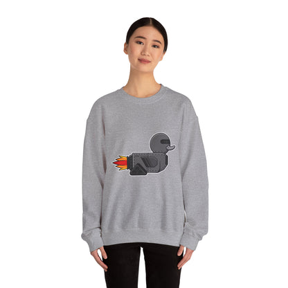 Unisex Heavy Blend™ Crewneck Sweatshirt (Robot Duck)