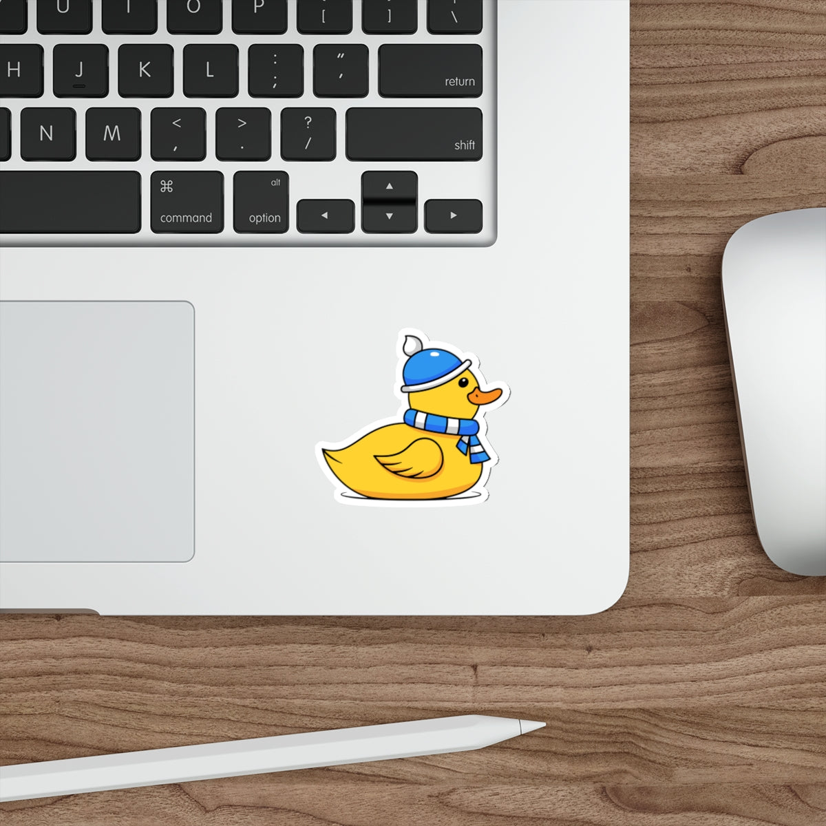 Die-Cut Stickers | Vibrant Art for Personalization (Chilly Duck)
