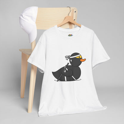 Unisex Heavy Cotton Tee (Ninja Duck)