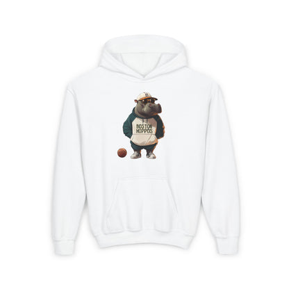 Youth Heavy Blend Hooded Sweatshirt (Boston Hippos)