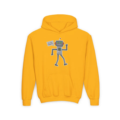 Youth Heavy Blend Hooded Sweatshirt (Do the Robot)