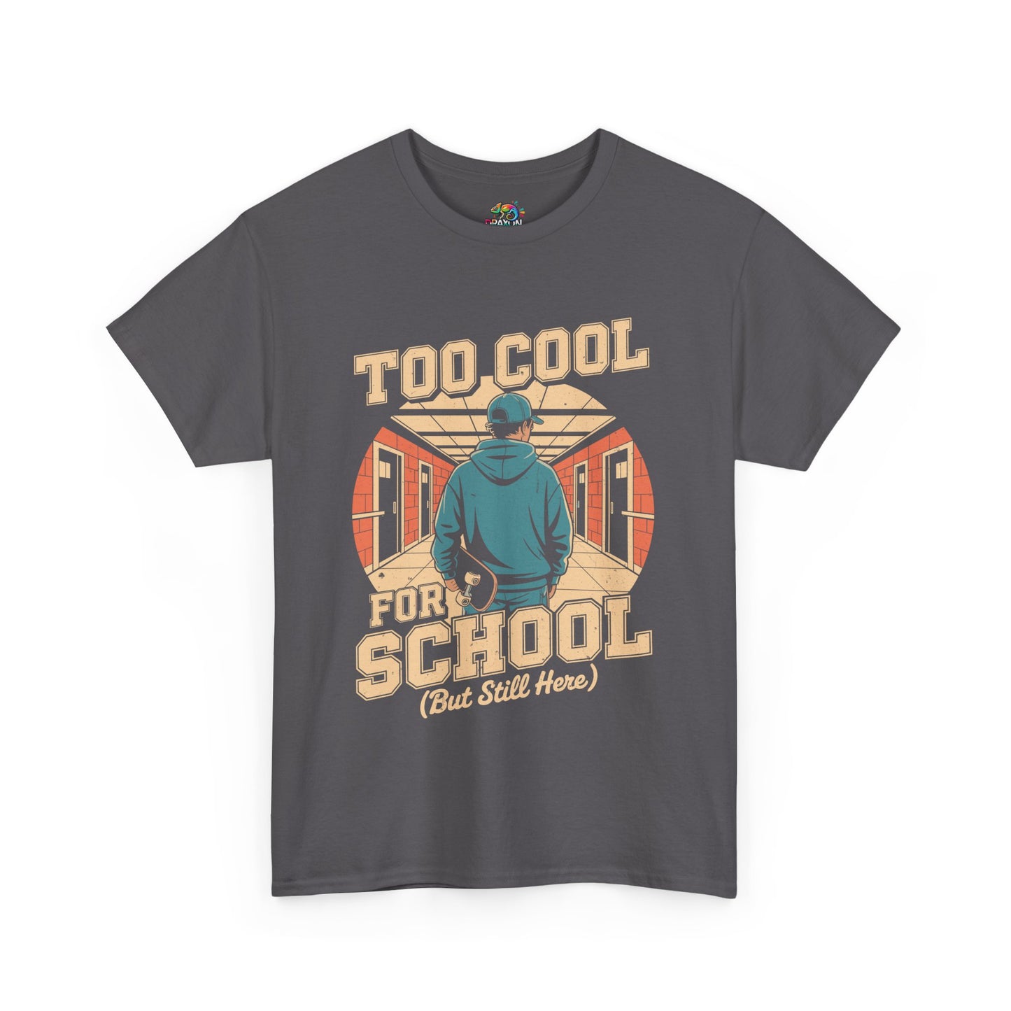Unisex Heavy Cotton Tee (Too Cool For School)