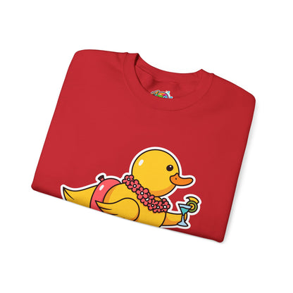 Unisex Heavy Blend™ Crewneck Sweatshirt (Tropical Duck)