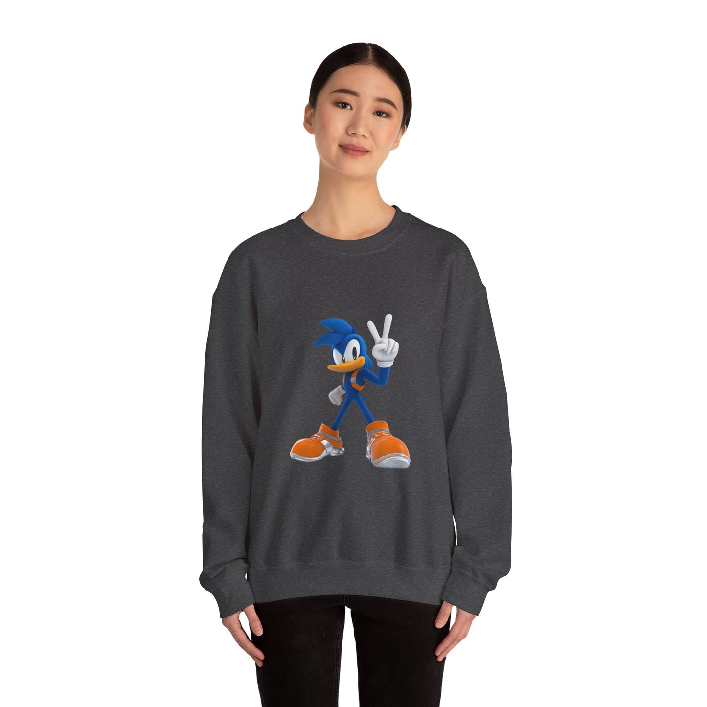 Unisex Heavy Blend™ Crewneck Sweatshirt (Duck Peace)