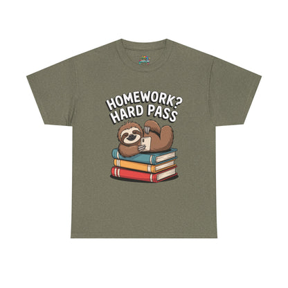 Unisex Heavy Cotton Tee (Homework? Hard Pass)