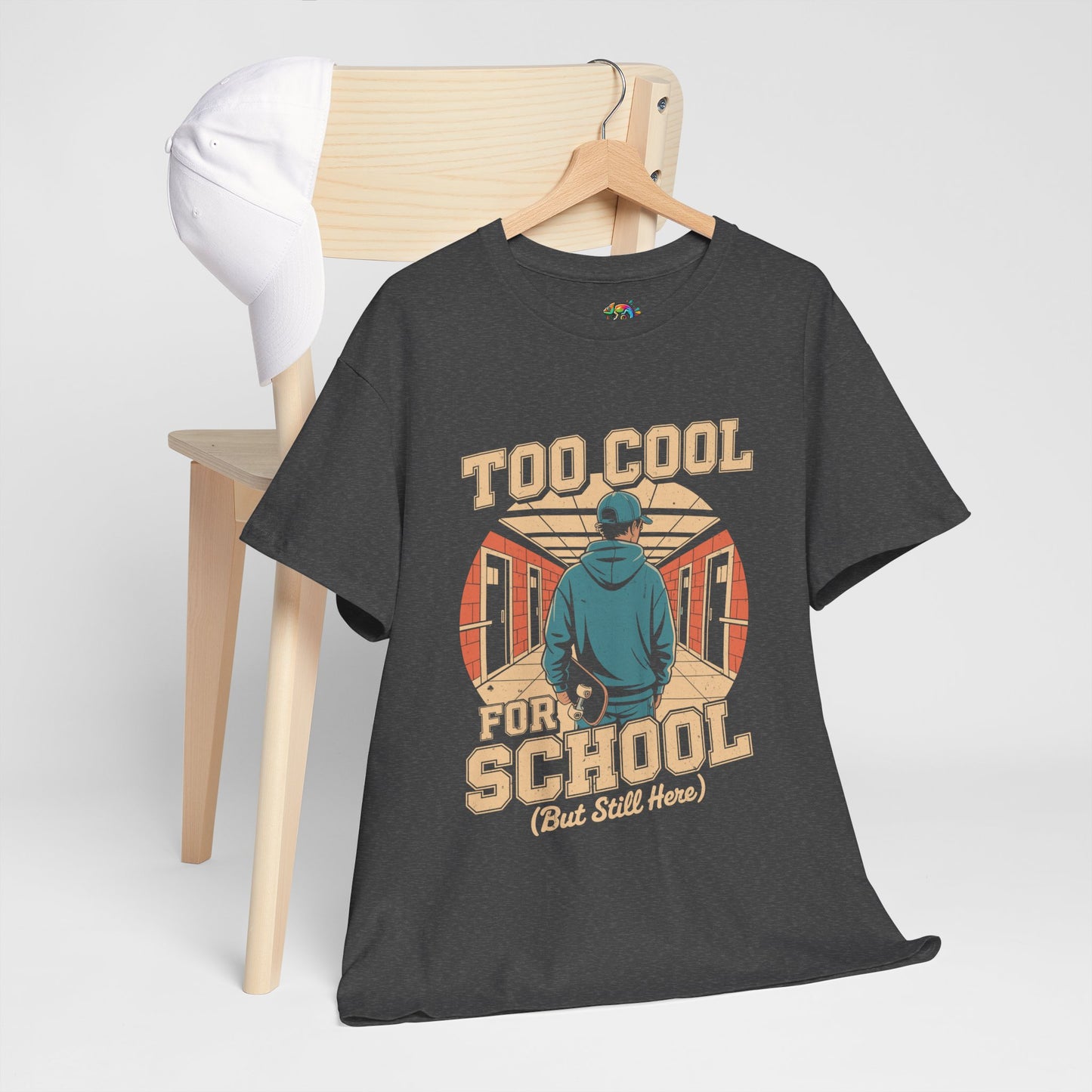 Unisex Heavy Cotton Tee (Too Cool For School)