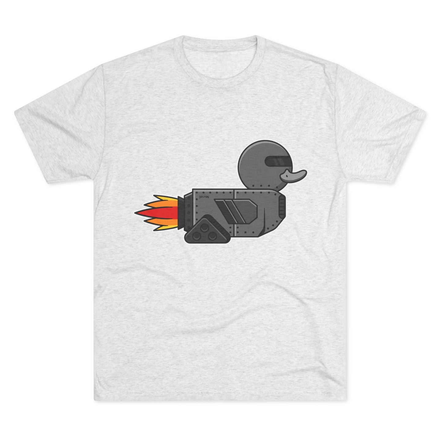 Unisex Tri-Blend Crew Tee (Robot Duck)