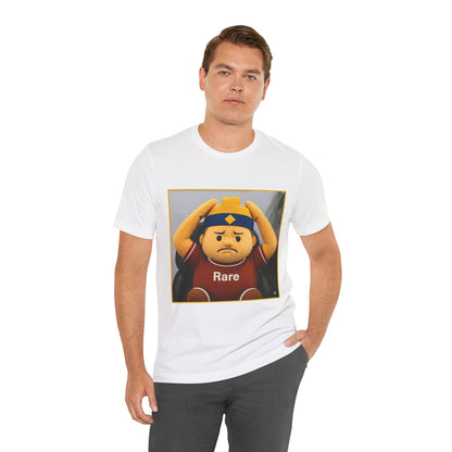 Rare Tee - Casual Unisex Jersey Short Sleeve Shirt with Playful Design (CLASH)