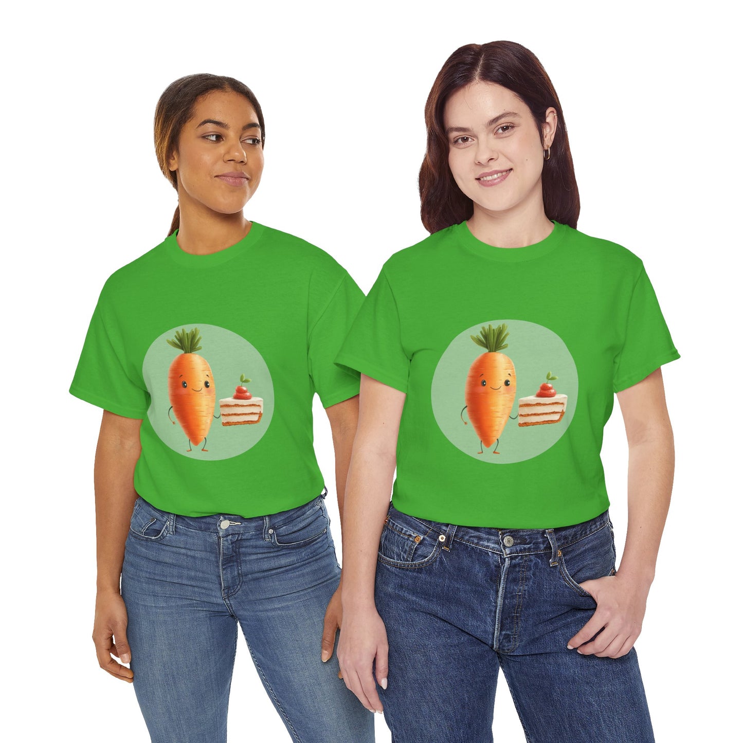 Unisex Heavy Cotton Tee (Carrot Cake)