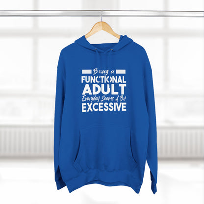 Three-Panel Fleece Hoodie (Being Adult, Seems Excessive)