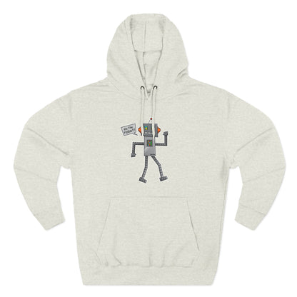Three-Panel Fleece Hoodie (Do the Robot)