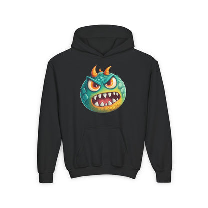 Youth Heavy Blend Hooded Sweatshirt (Green Monster 2)