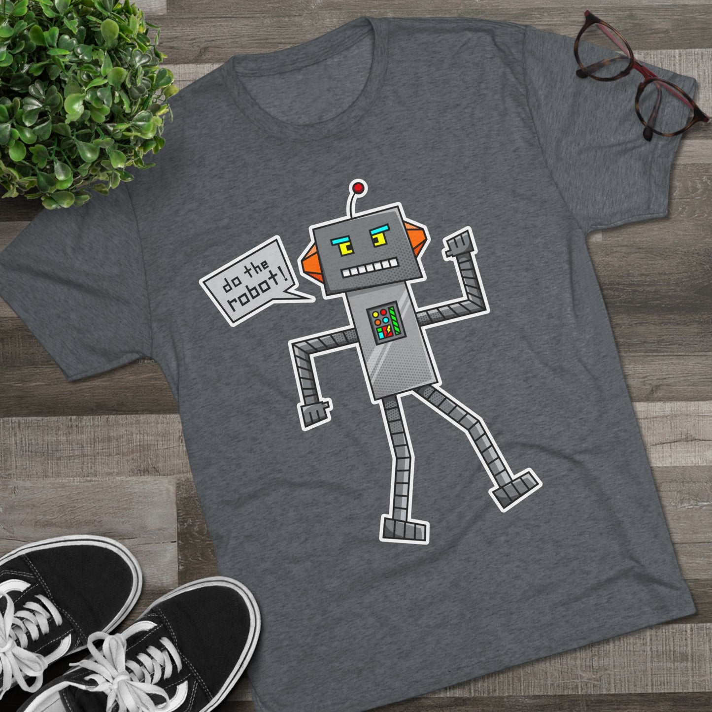 Unisex Tri-Blend Crew Tee (Do the Robot)