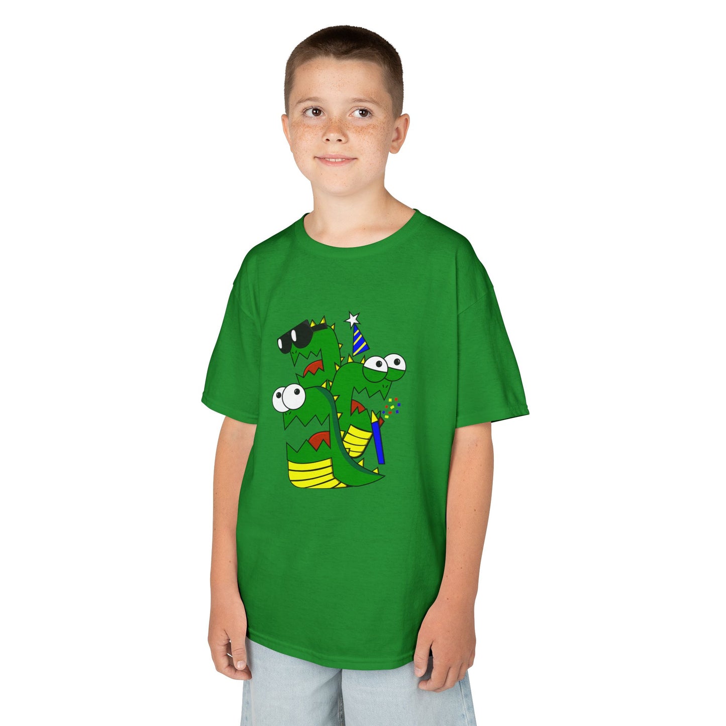 Kids Heavy Cotton T-Shirt (Larry the Snake thing)