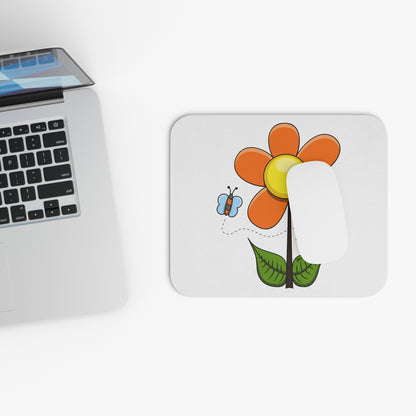 Mouse Pad (Flower & Butterfly)