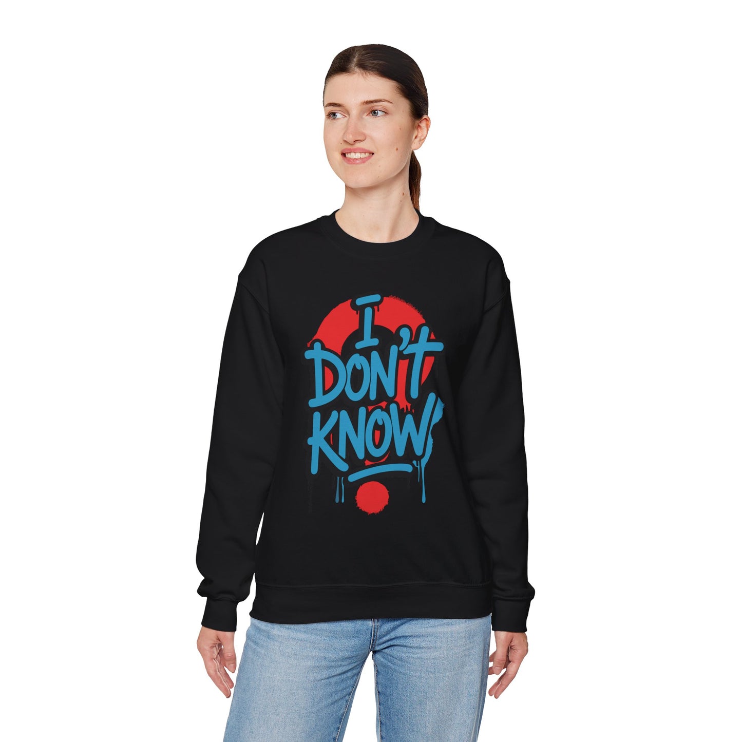 Unisex Heavy Blend Crewneck Sweatshirt (I don't know)