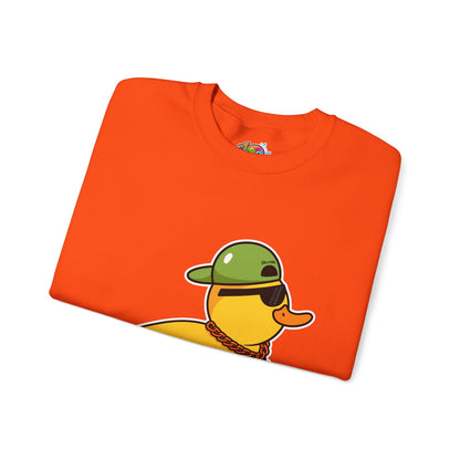 Unisex Heavy Blend™ Crewneck Sweatshirt (Gangster Duck)