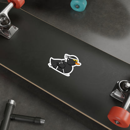 Die-Cut Stickers | Vibrant Art for Personalization (Ninja Duck)