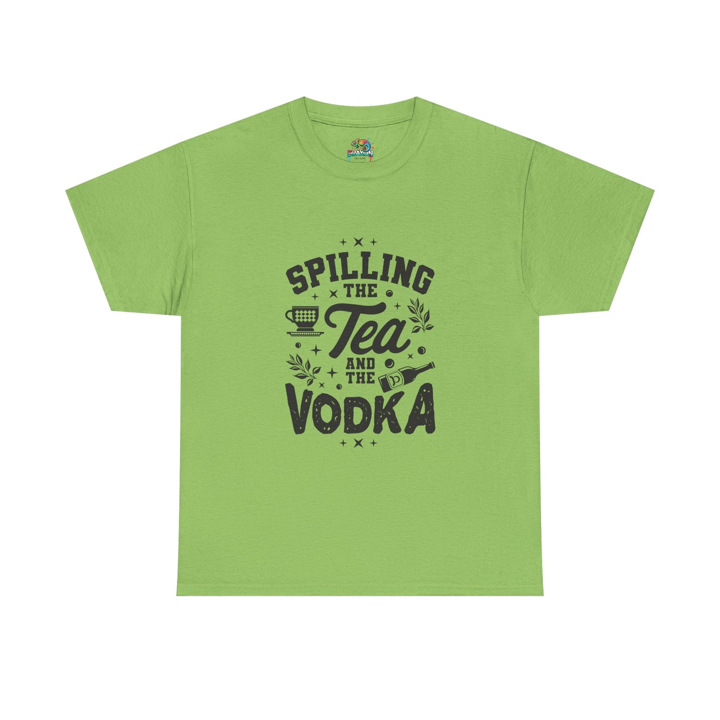 Unisex Heavy Cotton Tee (Spill Tea & Vodka)