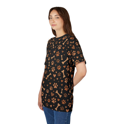 Unisex Cut & Sew Tee (Paws & Bones)