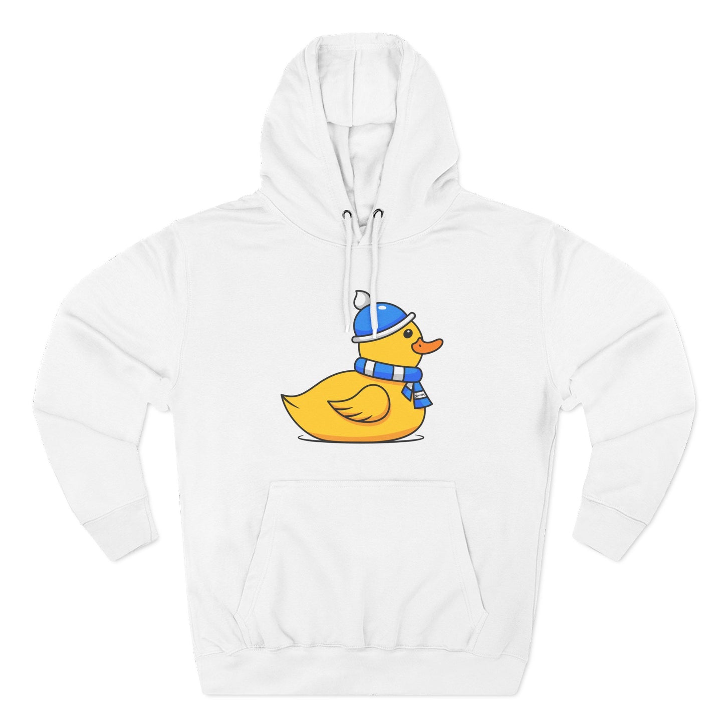 Three-Panel Fleece Hoodie (Chilly Duck)