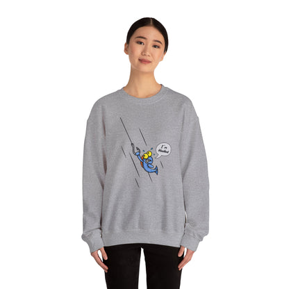 Unisex Heavy Blend™ Crewneck Sweatshirt (Fishing Hooked)