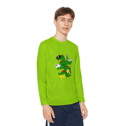 Youth Long Sleeve Competitor Tee (Larry the Snake thing)