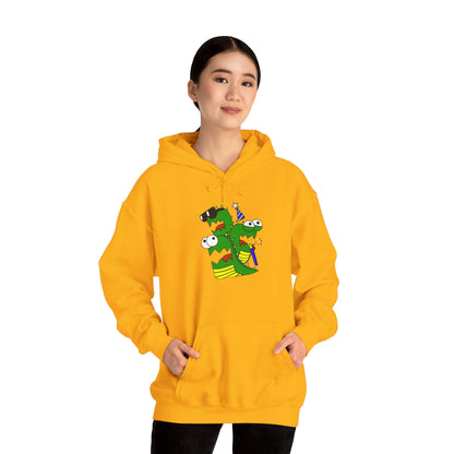 Unisex Heavy Blend™ Hooded Sweatshirt (Larry the Snake thing)