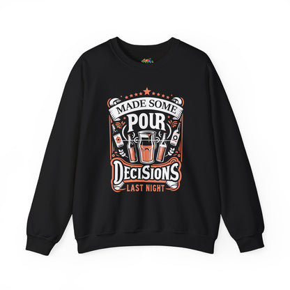 Unisex Heavy Blend™ Crewneck Sweatshirt (Pour Decisions)