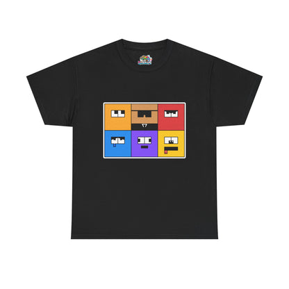 Unisex Heavy Cotton Tee (Emotion Blocks)