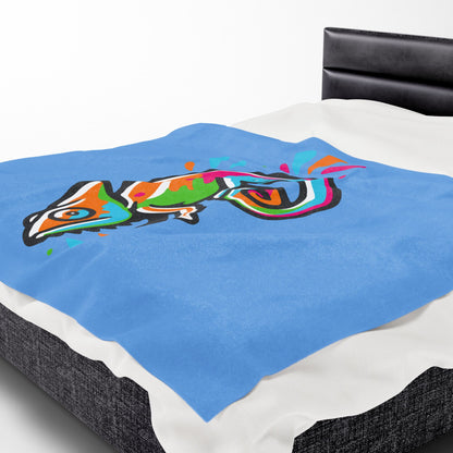 Velveteen Plush Blanket (DC Logo)