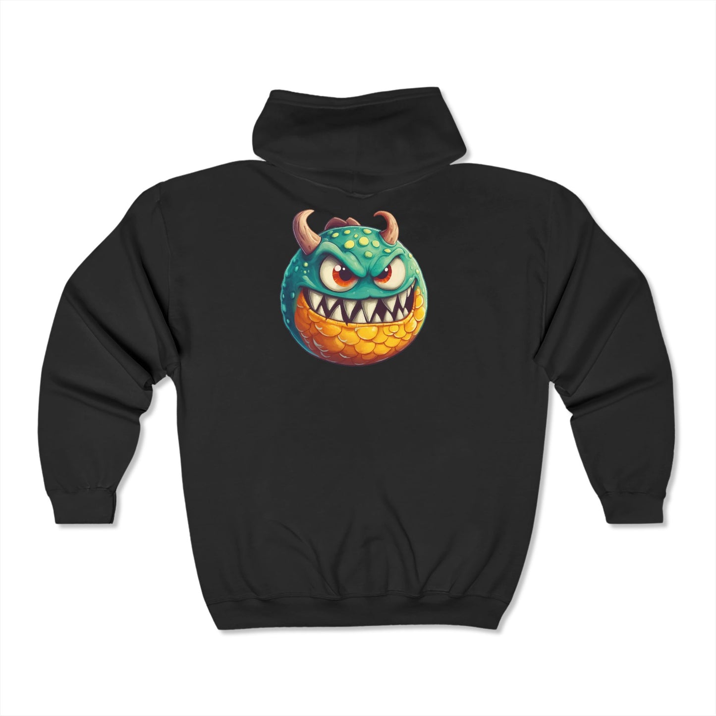 Unisex Heavy Blend™ Full Zip Hooded Sweatshirt (Green Monster 1)