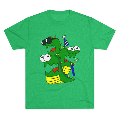 Unisex Tri-Blend Crew Tee (Larry the Snake thing)